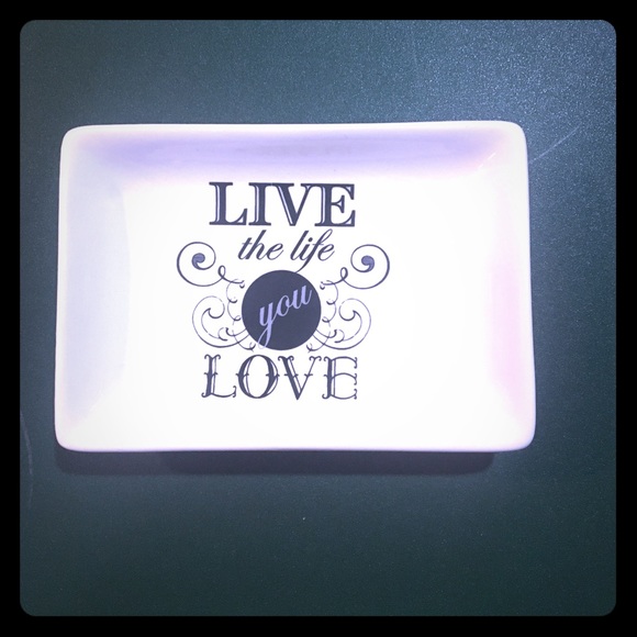 Inspirational Ceramic Trinket Tray - Picture 1 of 5